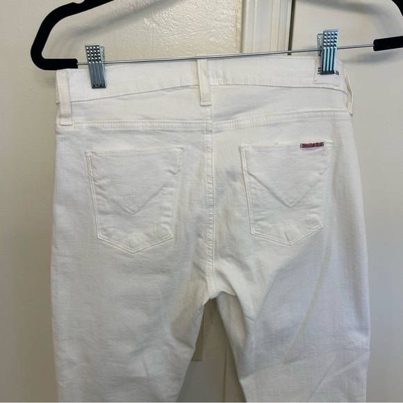 NWT Hudson Nico Mid Rise Super Skinny Jeans White Size 28 Stretch Denim - Picture 10 of 11